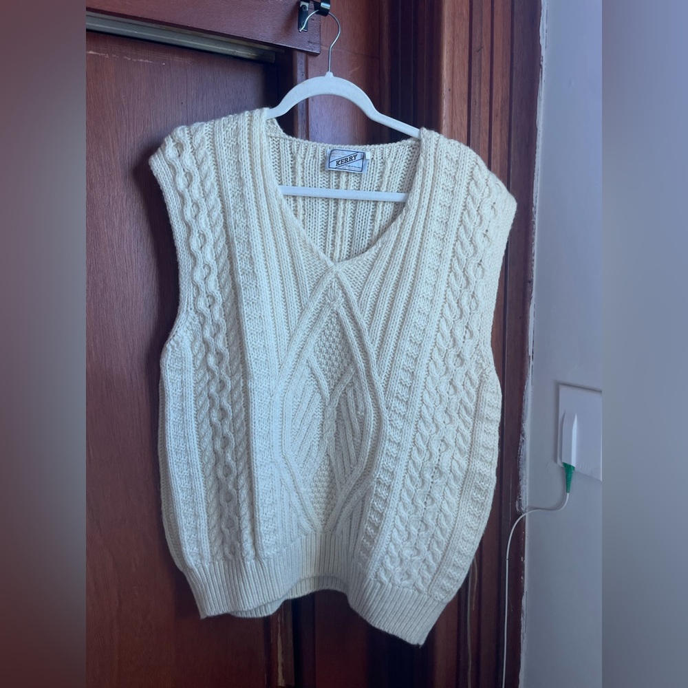 Kerry Wool oversized Sweater Vest